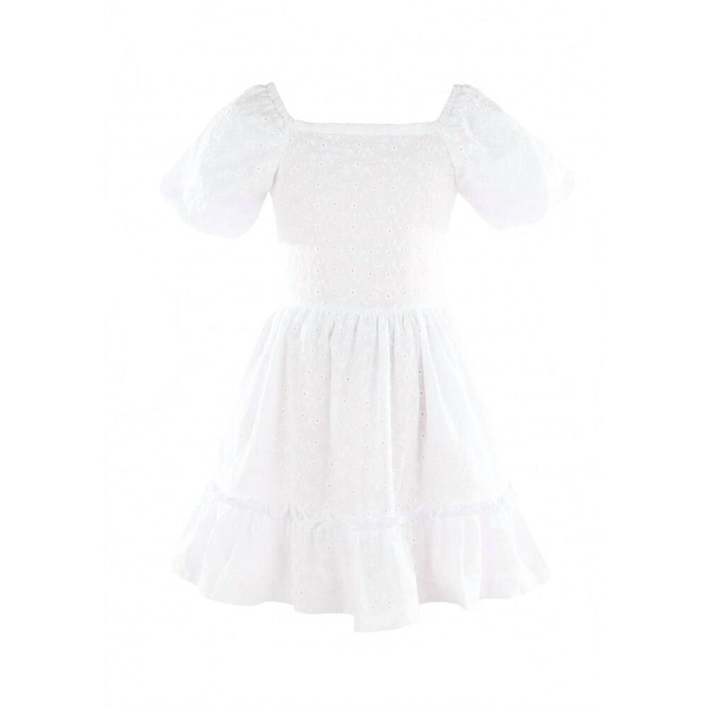 NEW GABBY girl's marley dress in white
